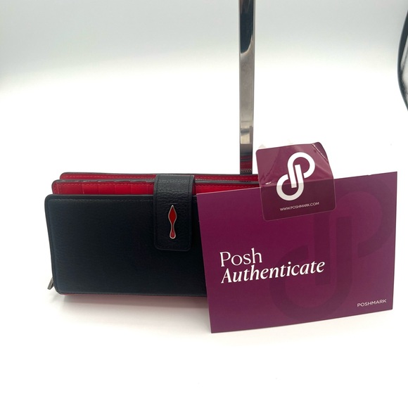 Christian Louboutin Authentic Calfskin Paloma Wallet - EUC - Picture 2 of 14